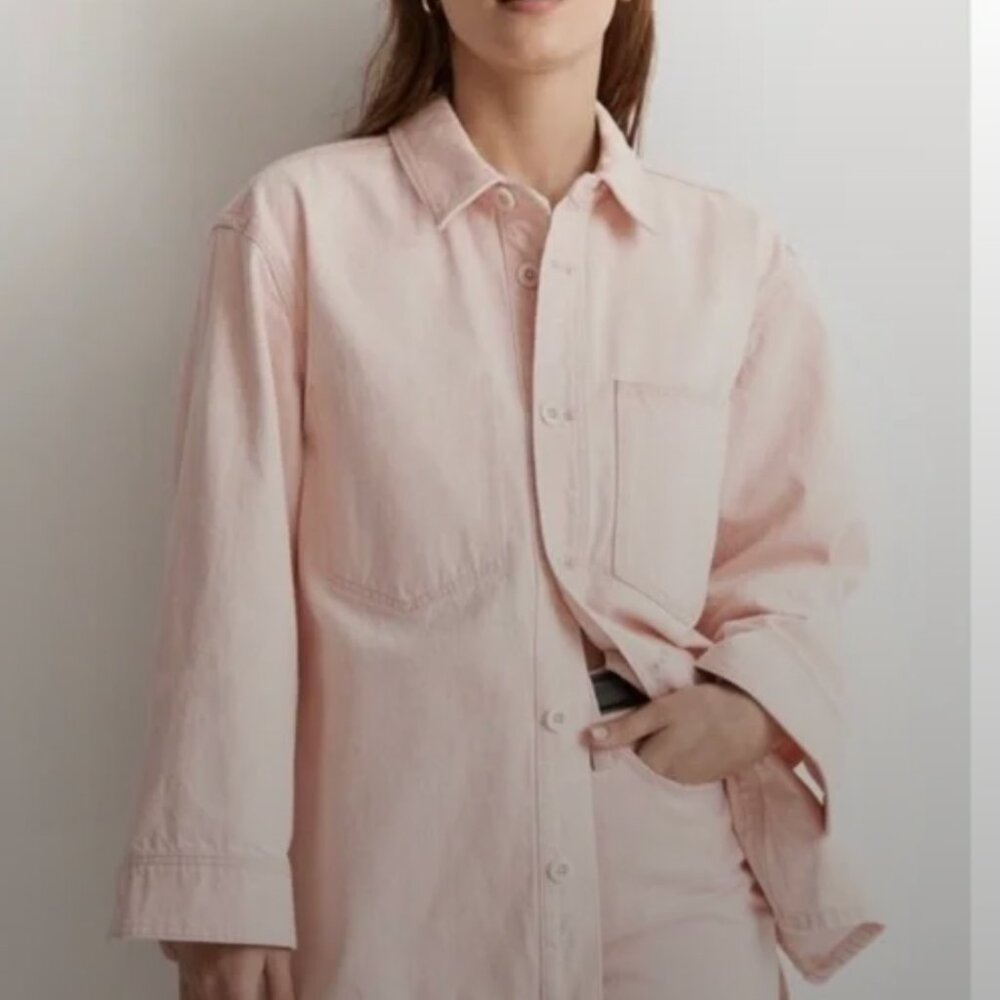 NWT Madewell Denim Shacket